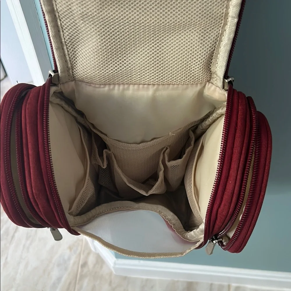 Red Hanging Bath Organizer